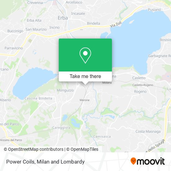 Power Coils map