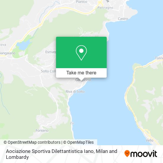 Aociazione Sportiva Dilettantistica Iano map