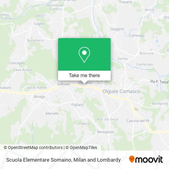 Scuola Elementare Somaino map