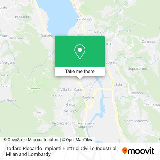Todaro Riccardo Impianti Elettrici Civili e Industriali map
