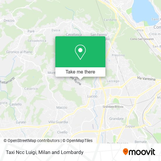 Taxi Ncc Luigi map
