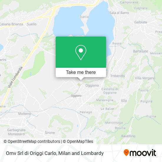 Omv Srl di Origgi Carlo map