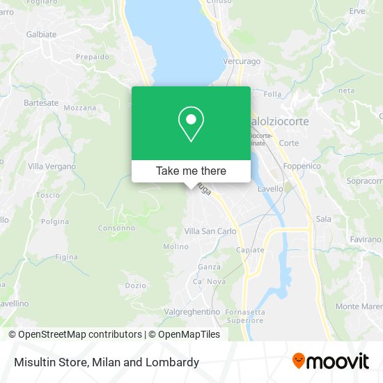 Misultin Store map