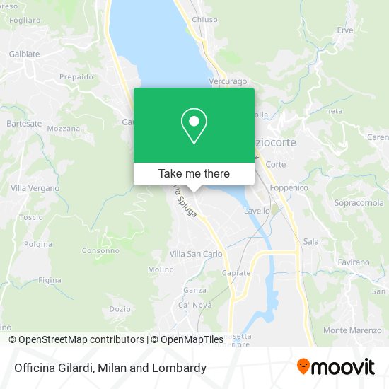 Officina Gilardi map