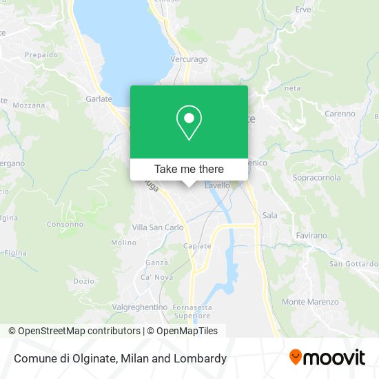 Comune di Olginate map