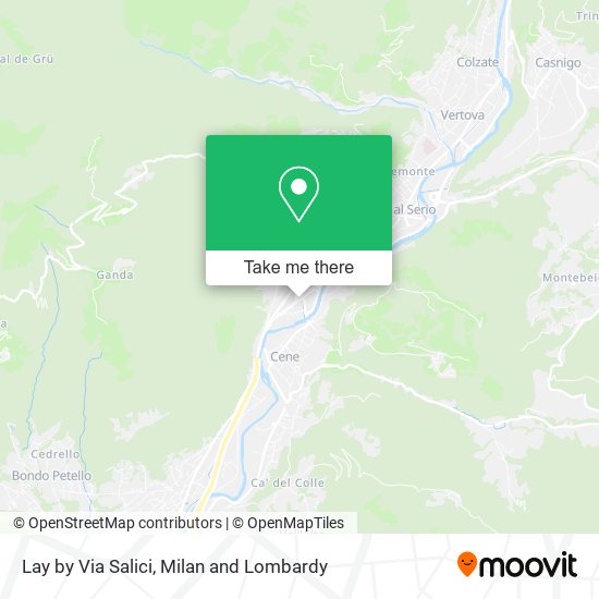 Lay by Via Salici map