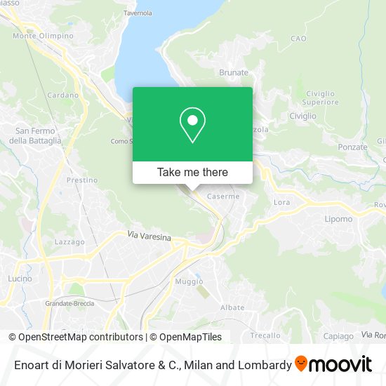 Enoart di Morieri Salvatore & C. map