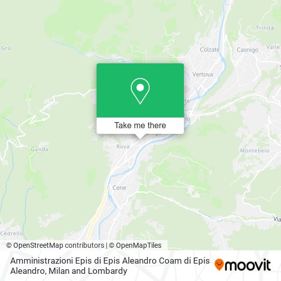 Amministrazioni Epis di Epis Aleandro Coam di Epis Aleandro map