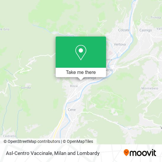Asl-Centro Vaccinale map