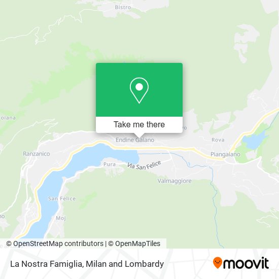 La Nostra Famiglia map