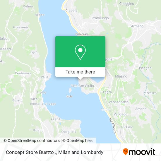 Concept Store Buetto . map