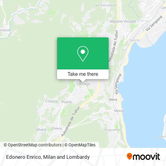 Edonero Enrico map