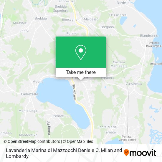 Lavanderia Marina di Mazzocchi Denis e C map