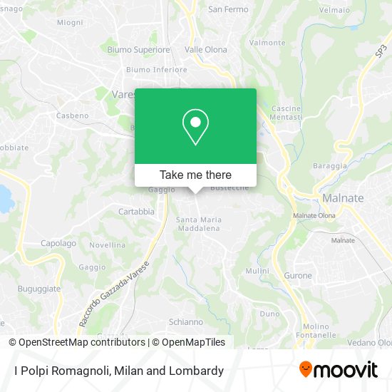 I Polpi Romagnoli map