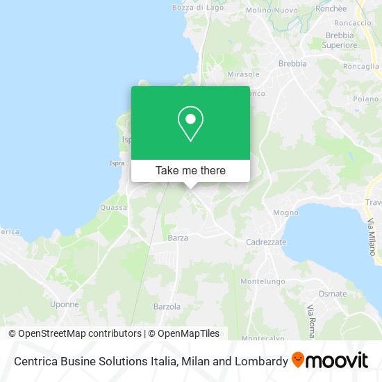 Centrica Busine Solutions Italia map