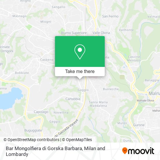 Bar Mongolfiera di Gorska Barbara map