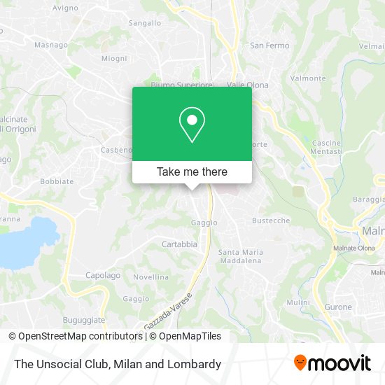 The Unsocial Club map