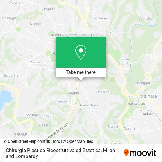 Chirurgia Plastica Ricostruttiva ed Estetica map