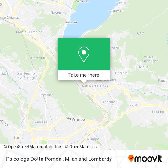 Psicologa Dotta Pomoni map