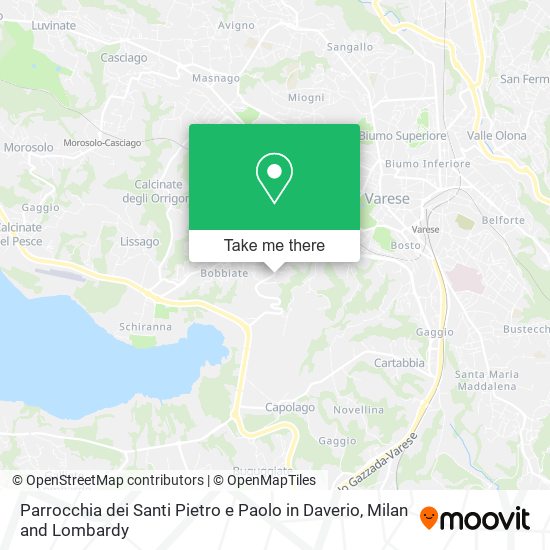 Parrocchia dei Santi Pietro e Paolo in Daverio map