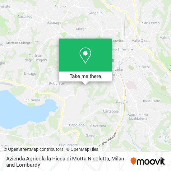 Azienda Agricola la Picca di Motta Nicoletta map
