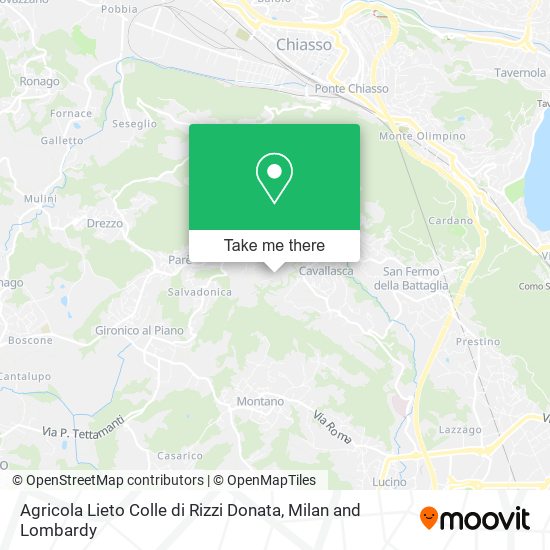 Agricola Lieto Colle di Rizzi Donata map