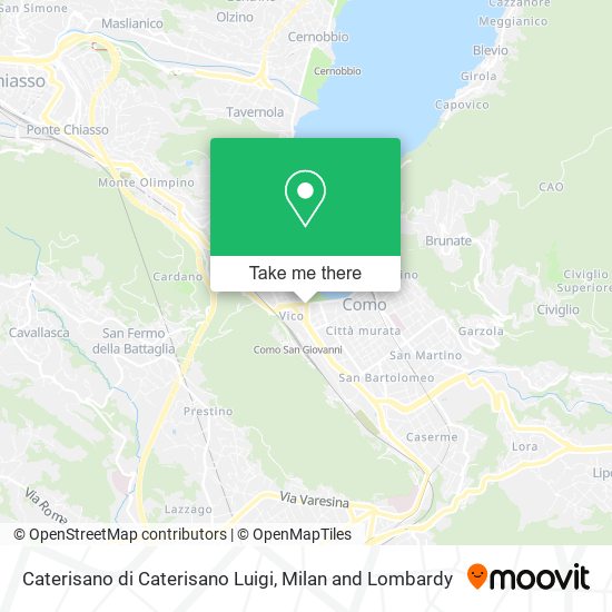 Caterisano di Caterisano Luigi map