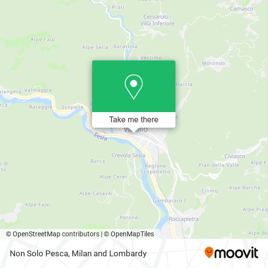 Non Solo Pesca map