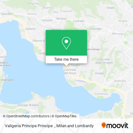 Valigeria Principe Principe . map