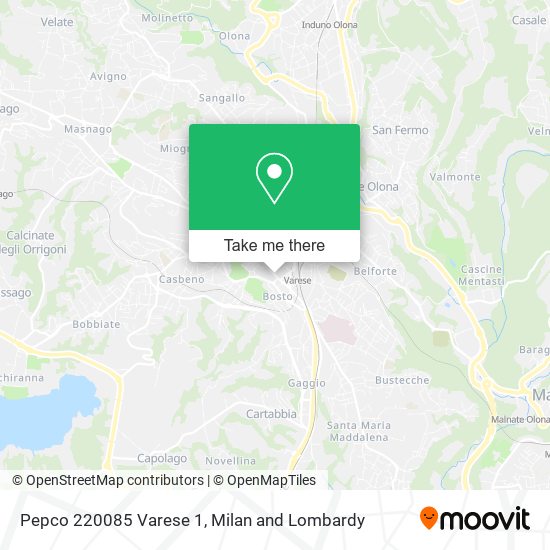 Pepco 220085 Varese 1 map