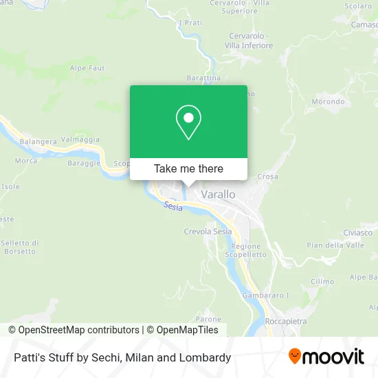 Patti's Stuff by Sechi map