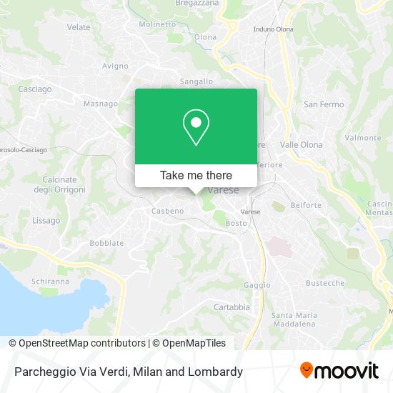 Parcheggio Via Verdi map