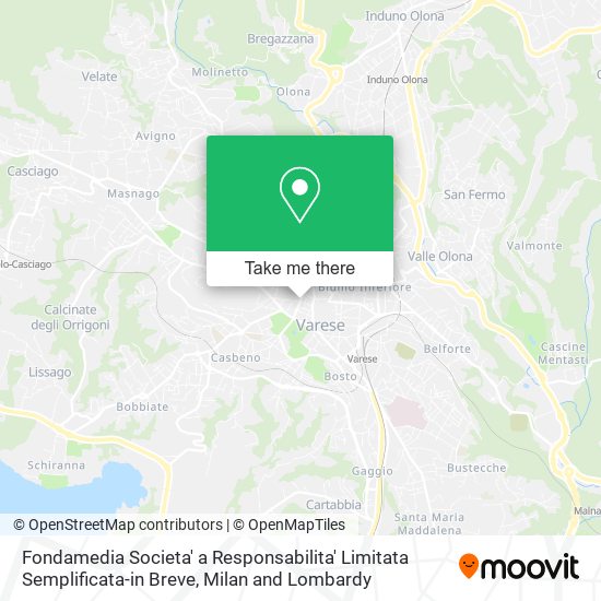 Fondamedia Societa' a Responsabilita' Limitata Semplificata-in Breve map