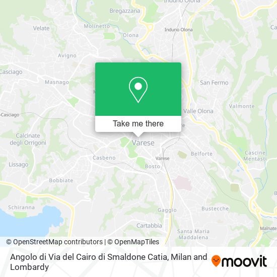 Angolo di Via del Cairo di Smaldone Catia map