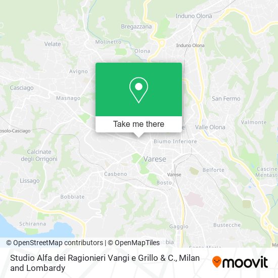 Studio Alfa dei Ragionieri Vangi e Grillo & C. map