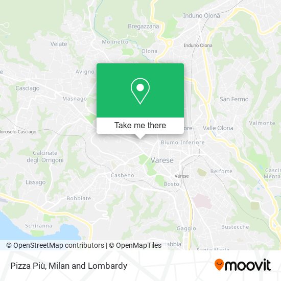 Pizza Più map