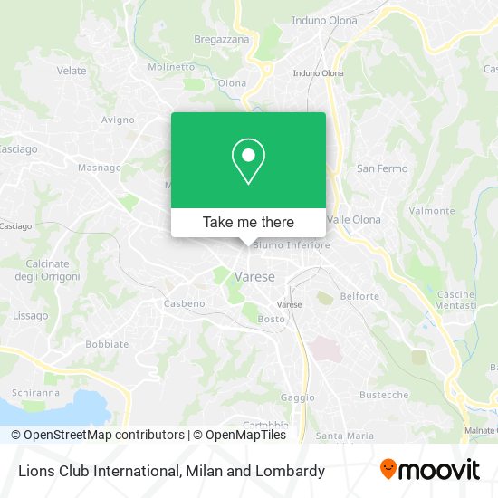 Lions Club International map