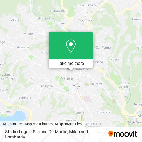 Studio Legale Sabrina De Martis map