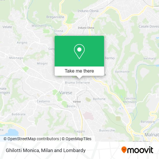 Ghilotti Monica map