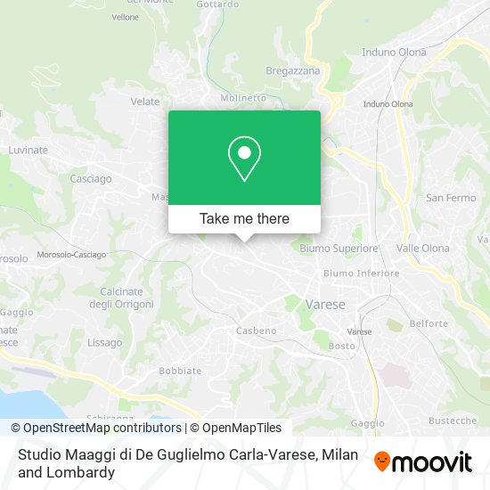 Studio Maaggi di De Guglielmo Carla-Varese map