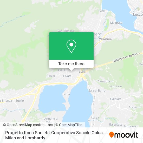 Progetto Itaca Societa' Cooperativa Sociale Onlus map