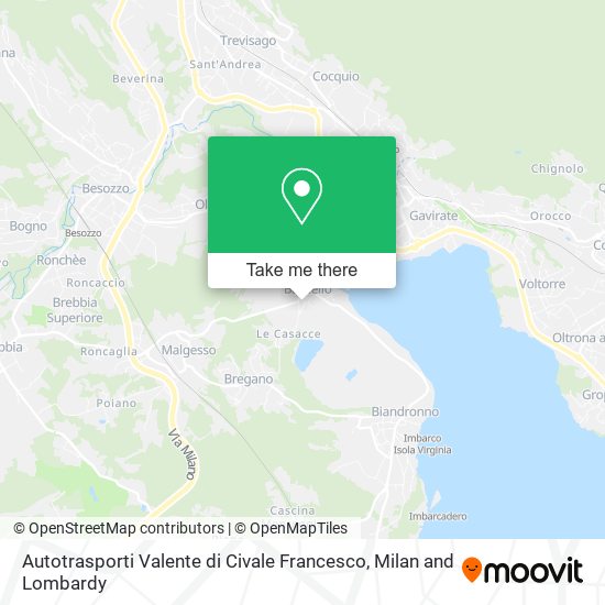 Autotrasporti Valente di Civale Francesco map