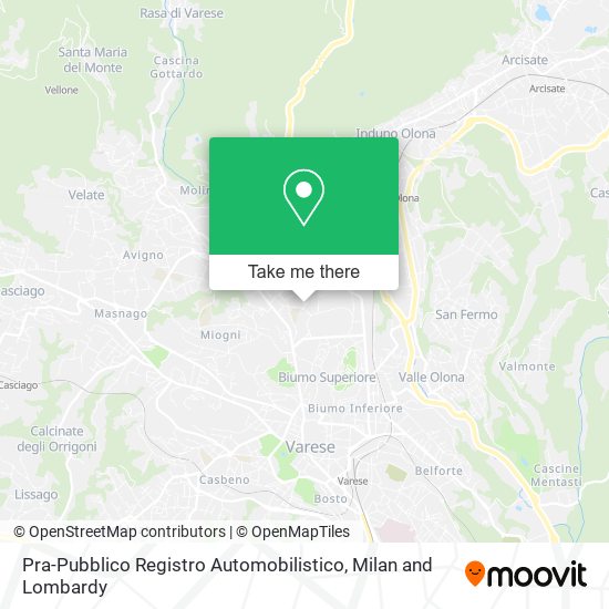 Pra-Pubblico Registro Automobilistico map