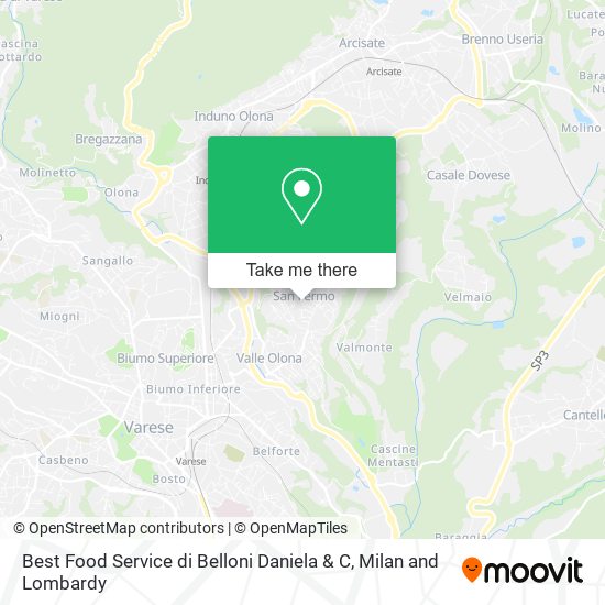 Best Food Service di Belloni Daniela & C map