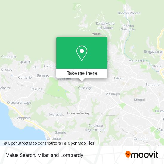 Value Search map