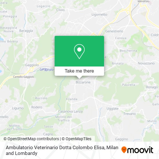 Ambulatorio Veterinario Dotta Colombo Elisa map