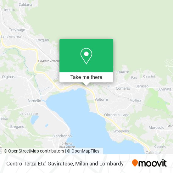 Centro Terza Eta' Gaviratese map