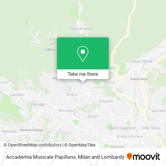 Accademia Musicale Papillons map