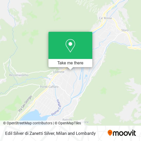 Edil Silver di Zanetti Silver map