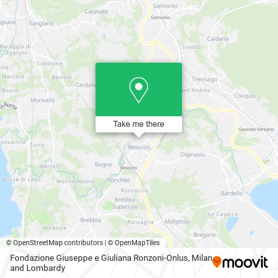 Fondazione Giuseppe e Giuliana Ronzoni-Onlus map